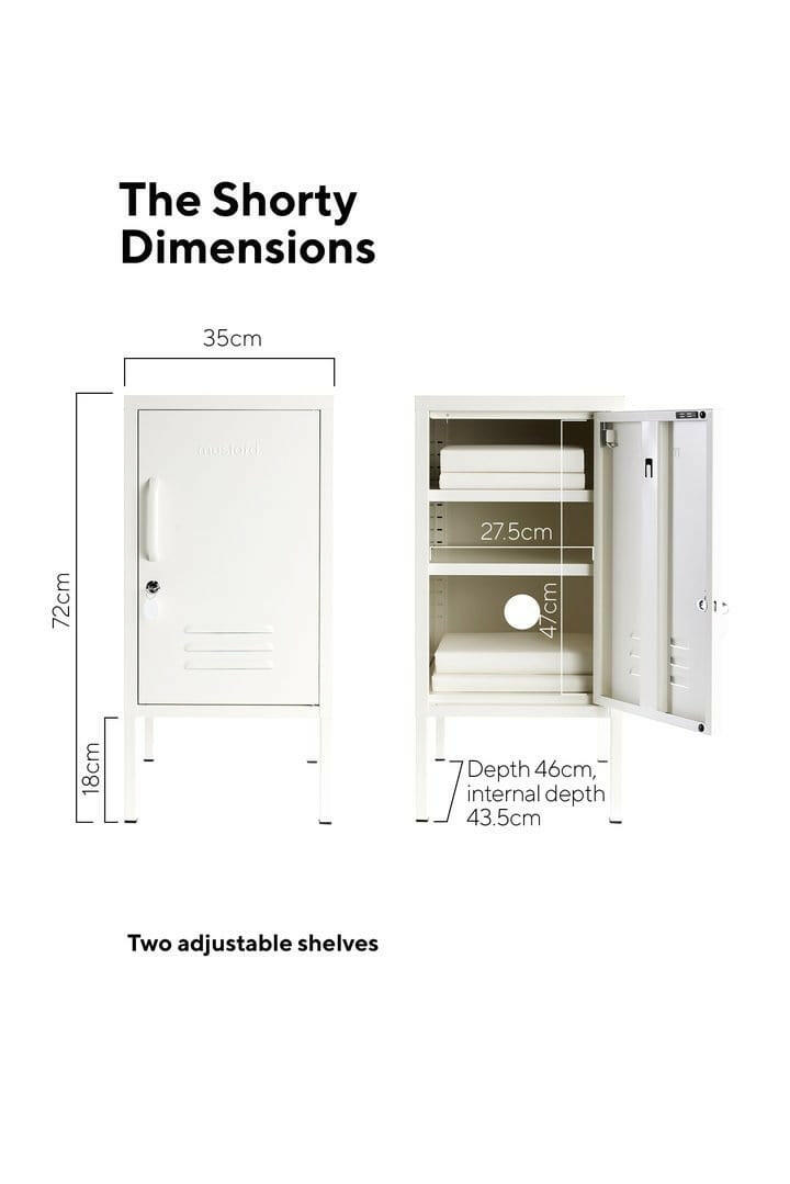 Mustard Made Lockers Mustard Made Locker - The Shorty White (777347399771)