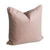 norsu interiors Cushions norsuHOME Cushion, Petal Velvet with Blush Leather Piping (4753605754964)