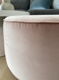 norsu interiors Ottomans norsuHOME Ottoman, Pastel Paradise Blush Velvet (Various Sizes) (4778269376596)