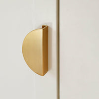 norsuHOME Handles norsuHOME Solid Brass Half Moon Handle (6085342527676)