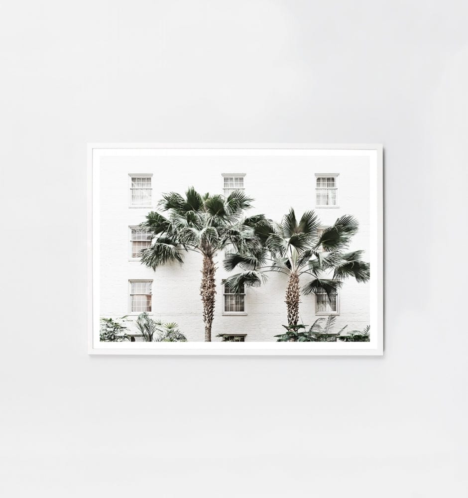 Middle of Nowhere Prints Middle of Nowhere 'Palm Resort' Framed Print