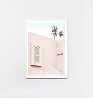 Middle of Nowhere Prints Middle of Nowhere Pastel Villa Print