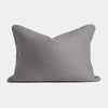 norsuHOME Cushions norsuHOME Cushion, Haven Pewter with White Leather Piping (4667915173972)