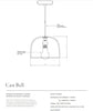 Robert Gordon Interiors Pendants Robert Gordon Bell Light - Liquorice, Various Sizes (7512267423993)