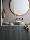 Robert Gordon Interiors Basins Robert Gordon Clay 340 Dish Hand Basin - Poppyseed (7517832937721)