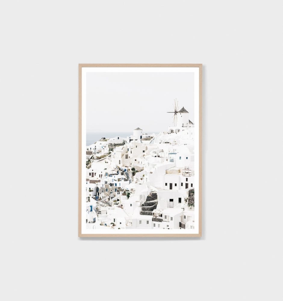 Middle of Nowhere Prints Middle of Nowhere Santorini View Print