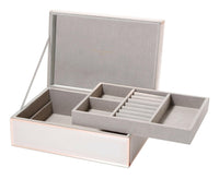 One Six Eight London Jewellery Box Sara Jewellery Box, Blush Large (4513396162644)