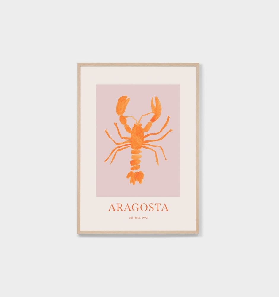 Middle of Nowhere Prints Middle of Nowhere 'Sea Creature Orange 1' Print