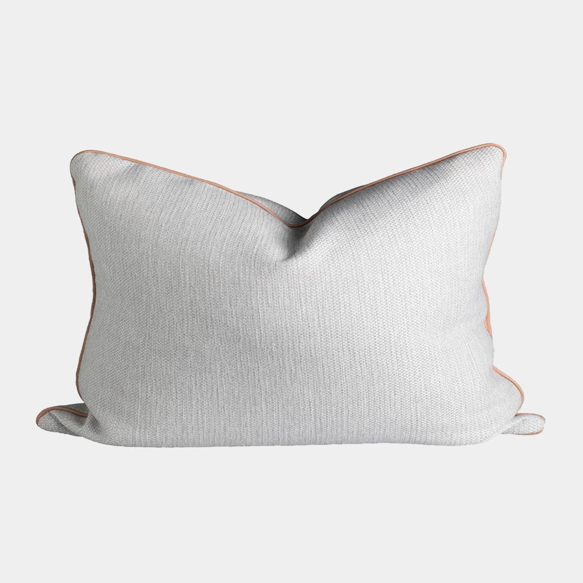 norsuHOME Cushions norsuHOME Cushion, Lindeman Snow with Blush Piping (10469545795)