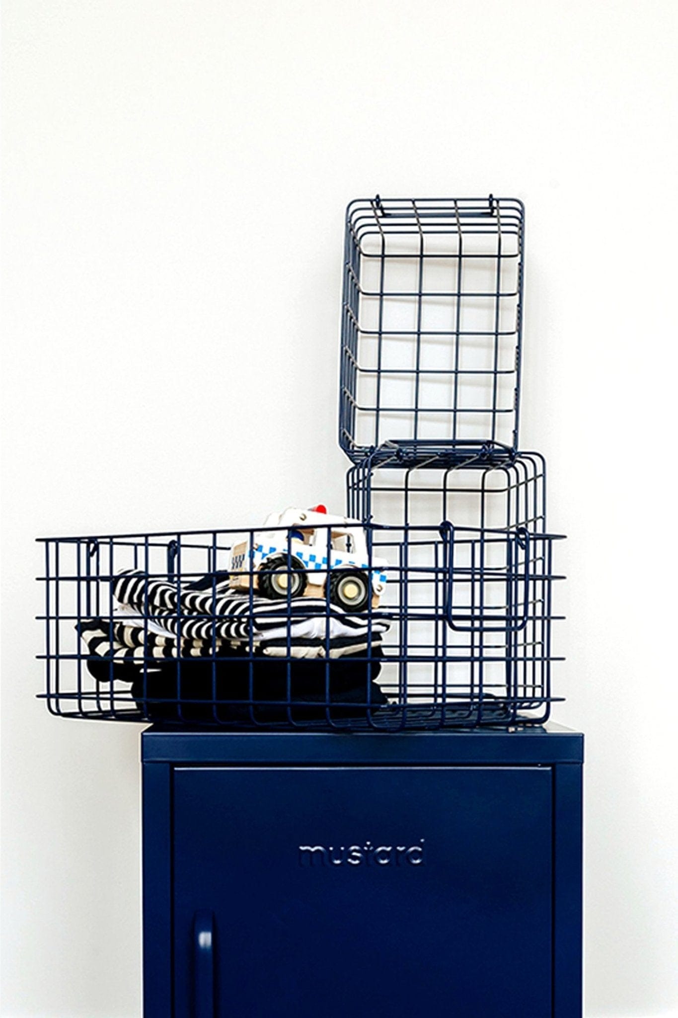 Mustard Made Lockers The Baskets in Navy (4509254647892)
