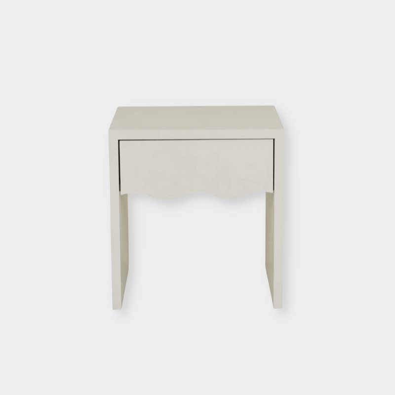 Globe West Bedside Tables Globe West Artie Wave Bedside, Bone (7838055792889)