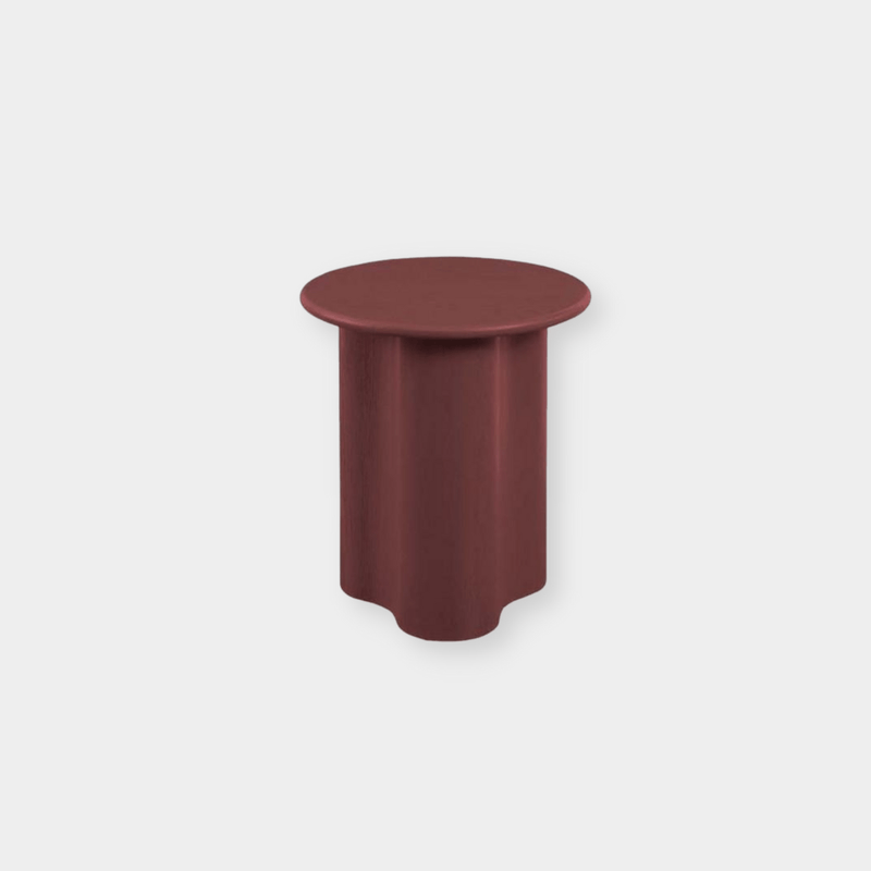 Globe West Side Tables Globe West Artie Wave Side Table, Merlot (7143128367292)