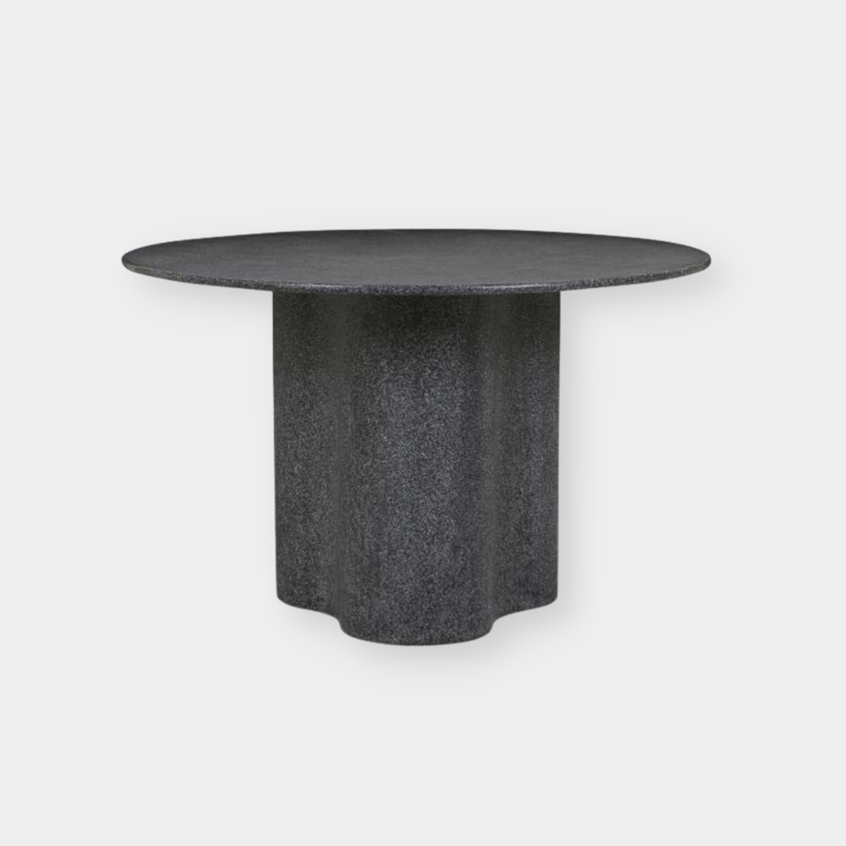 Globe West Dining Tables Globe West Artie Outdoor Wave Dining Table, Black Speckle (7890235359481)