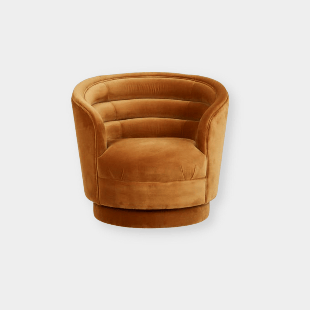 Globe West Occasional Chairs Globe West Kennedy Luca Occasional Chair, Toffee Velvet (7894239543545)