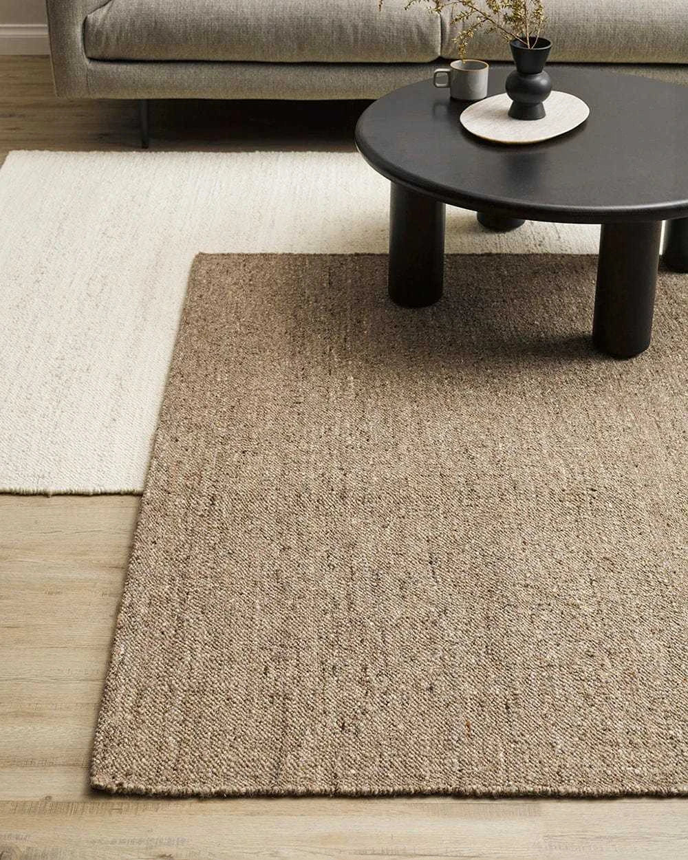 Baya Wichita Floor Rug Walnut Norsu Interiors